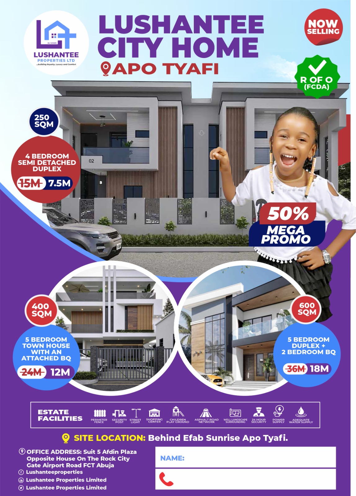 lushantee properties ltd